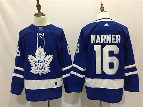 men toronto maple leafs  mitch marner blue adidas hockey stitched nhl