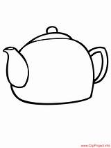 Teapot Teekanne Malvorlage Kettle Titel Technik Malvorlagenkostenlos sketch template