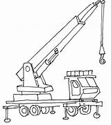 Crane Operator sketch template