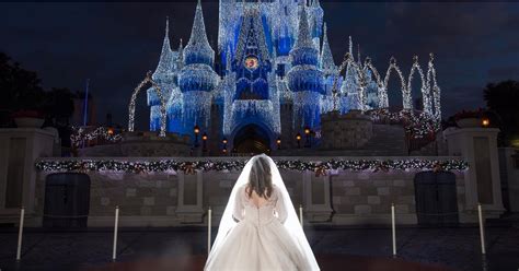 Disney Fairy Tale Wedding Shoot At Magic Kingdom