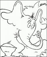 Coloring Pages Horton Hears Who Dr Seuss Elephant Printable Sheets Colouring Print Flower Color Trending Days Last Hatches Egg Getdrawings sketch template
