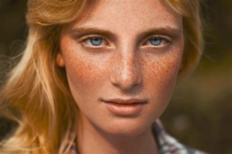 art beautiful eyes face freckles girl image 21143 on