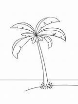 Palm Coloring Tree Pages Printable Kids Color Trees Bright Colors Favorite Choose sketch template