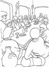 Supper Avondmaal Kleurplaten Lords Abendmahl Heilig Laatste Ausmalbild Bijbel Lds Bijbelse Bezoeken Wickedbabesblog sketch template