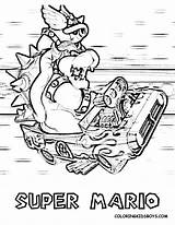 Coloring Mario Kart Pages Bowser Printable Characters Print Clipart Library Clip Comments Popular Coloringhome sketch template