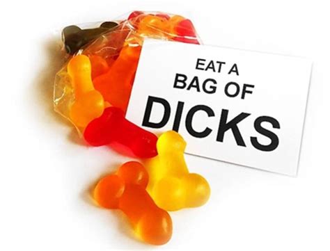 Bag Of Dicks Gummy Dicks With Funny Note For Prank Gag Or Etsy