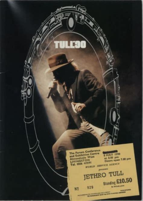 Jethro Tull Tull 90 Tour Programme And Tickets Uk Tour Programme