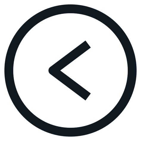 left mark sign icon