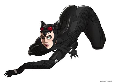 Catwoman Crouching By Iron Dullahan Hentai Foundry