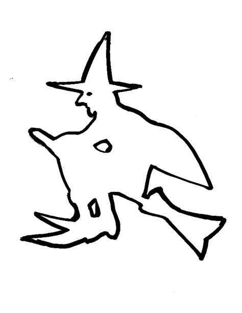 halloween witch template lol clipartsco