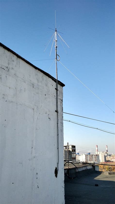 Установка антенны Sirio Sd 1300 на крышу здания Форум онлайн журнала