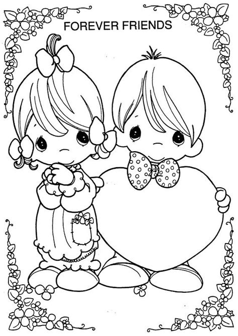 valentines day coloring pages valentines day precious moments