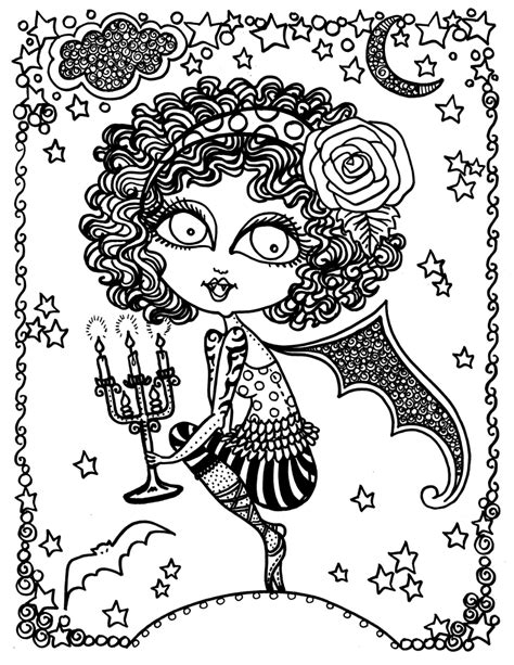 creepy cute coloring pages   gmbarco