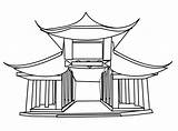 Clipart Building Chinese Clip Drawing House China Architecture Dragon Asian Year Step Wall Great Temple Drawn Easy Buildings Cliparts Underwater sketch template