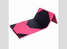 Folding Panel Gymnastics Mat Gym Fitness Exercise Pink/Black