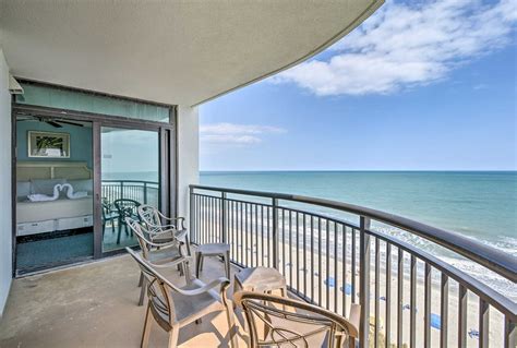 myrtle beach resort condo oceanfront balcony updated