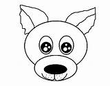 Face Coloring Puppy Pages Colorear Coloringcrew sketch template