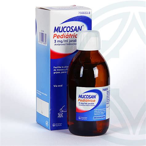 Mucosan Pediátrico 3mg Ml Jarabe 200 Ml Ambroxol Farmacia Jiménez