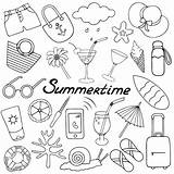 Summertime sketch template