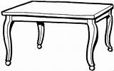 Tisch Ausmalbild Mesas Pintar Einfacher Ausmalen Objekte Pinnwand Blancas sketch template