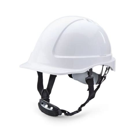 safety helmet cw  type  point chin strap white ls engineers