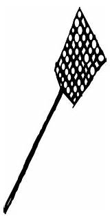 Fly Swatter sketch template
