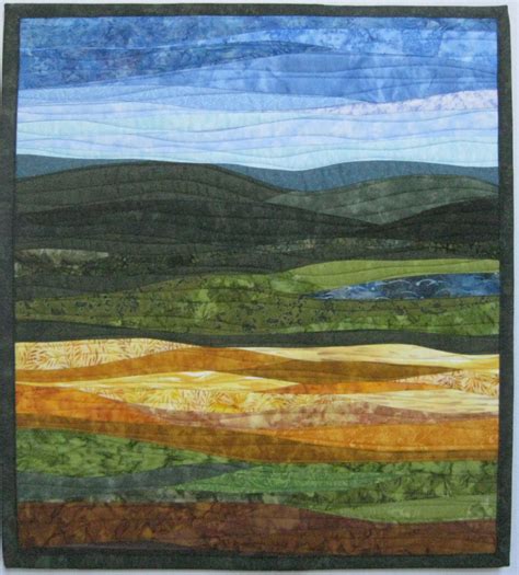 contemporary wall quilts archives art quilts  sharon landscape