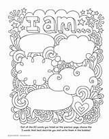 Empowering Esteem Juvenile Coloringhome Doodle sketch template