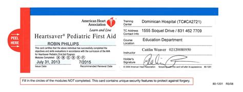fake printable cpr certification card customize  print
