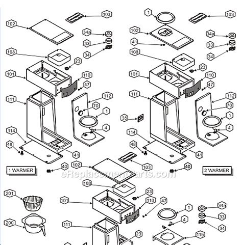 cuisinart coffee maker parts diagram hanenhuusholli