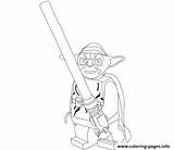 Coloring Lego Wars Pages Star Yoda Lightsaber Lightsabers Holding Printable Print Color Getdrawings Getcolorings Drawing Colouring Popular sketch template