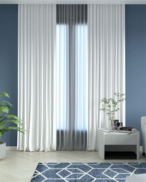 color curtains   blue wall  gorgeous combinations