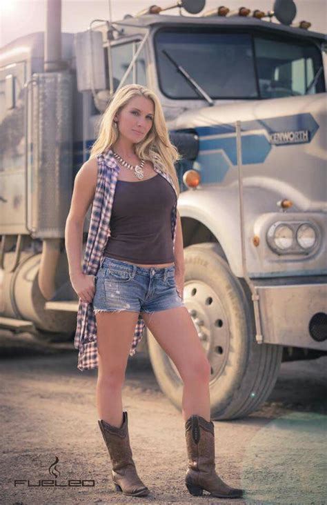 433 Best Girls And Trucks Images On Pinterest Rigs Semi