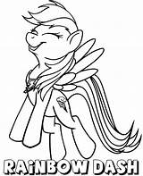 Coloring Dash Rainbow Pony Little Mlp Topcoloringpages sketch template