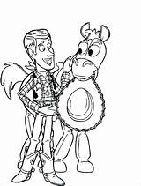 Buzz Jessie Bullseye Sheriff Kolorowanki Chudy Printable Imagens Dzieci Dla Getdrawings sketch template