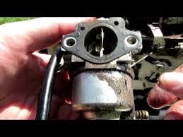 clean carburetor  lawn mower save