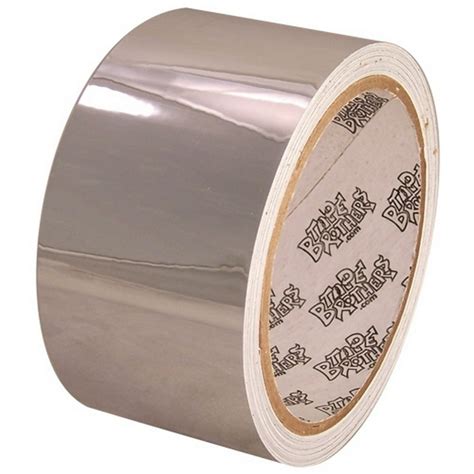 tape planet polished chrome    yard roll metalized polyester tape walmartcom walmartcom