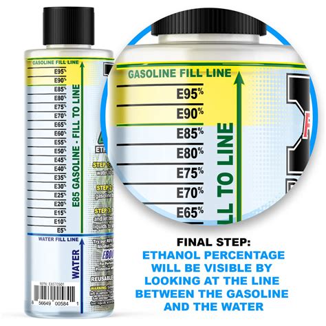 rev   gasoline ethanol fuel tester measure ethanol levels