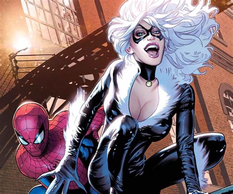 kinky new details emerge about spider man and black cat s relationship