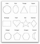 Shapes Geometric Printable Templates Print Cut Shape Template Coloring 2d Pages Clipart Pattern Drawing Painting Kids Patterns Colorful Large Different sketch template