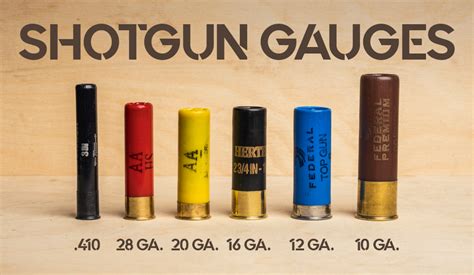 shotgun gauges explained  armory life forum