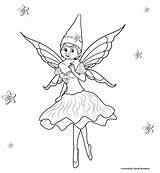 Shelf Elves Fairies Mariposa sketch template