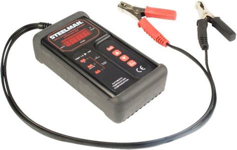 steelman  black digital battery chargerstarteranalyzer save   buy automotive