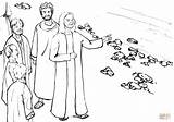 Coloring Jesus Disciples His Lake Pages Side Go Said Over Other Printable Drawing sketch template