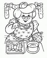 Mrs Claus Coloring Pages Colouring Popular sketch template