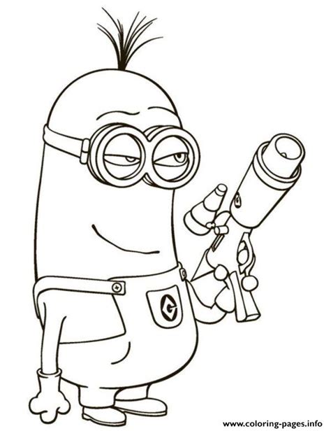 minion despicable  coloring pages coloring page printable