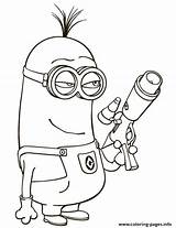 Coloring Pages Minion Despicable Printable Print Color Book sketch template