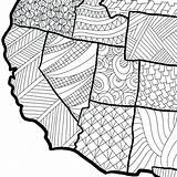 Coloring Pages Map States Symbols Antonio San Kids Spurs Wall United Patriotic Daily Alphabet Vietnam Color Getcolorings American Colosseum Class sketch template