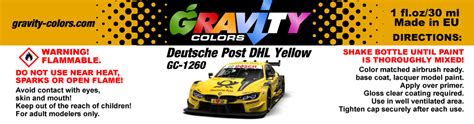 deutsche post dhl yellow gravity colors