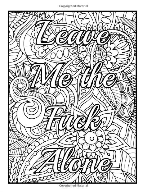 swear words coloring pages